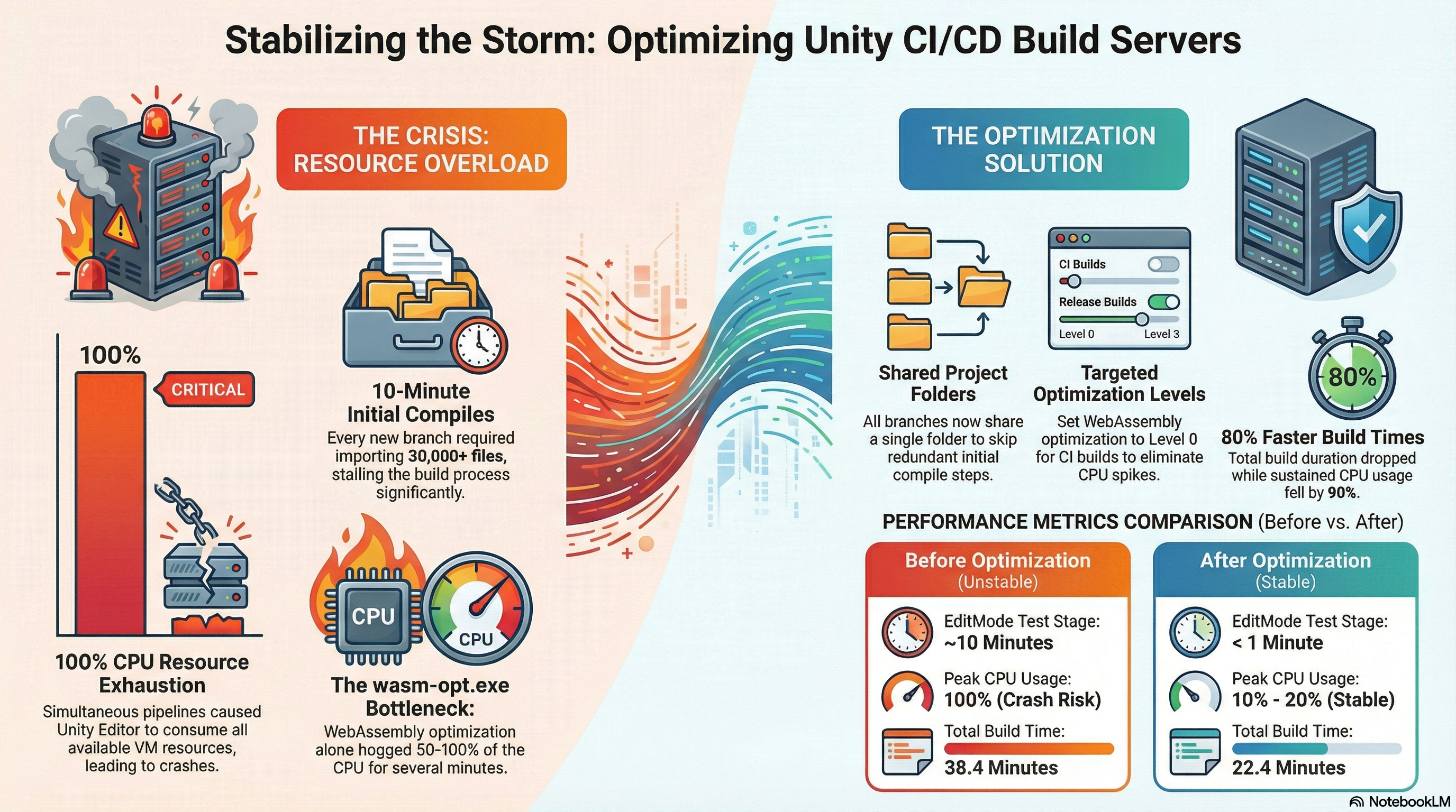 Build Server Stabilization Infographic