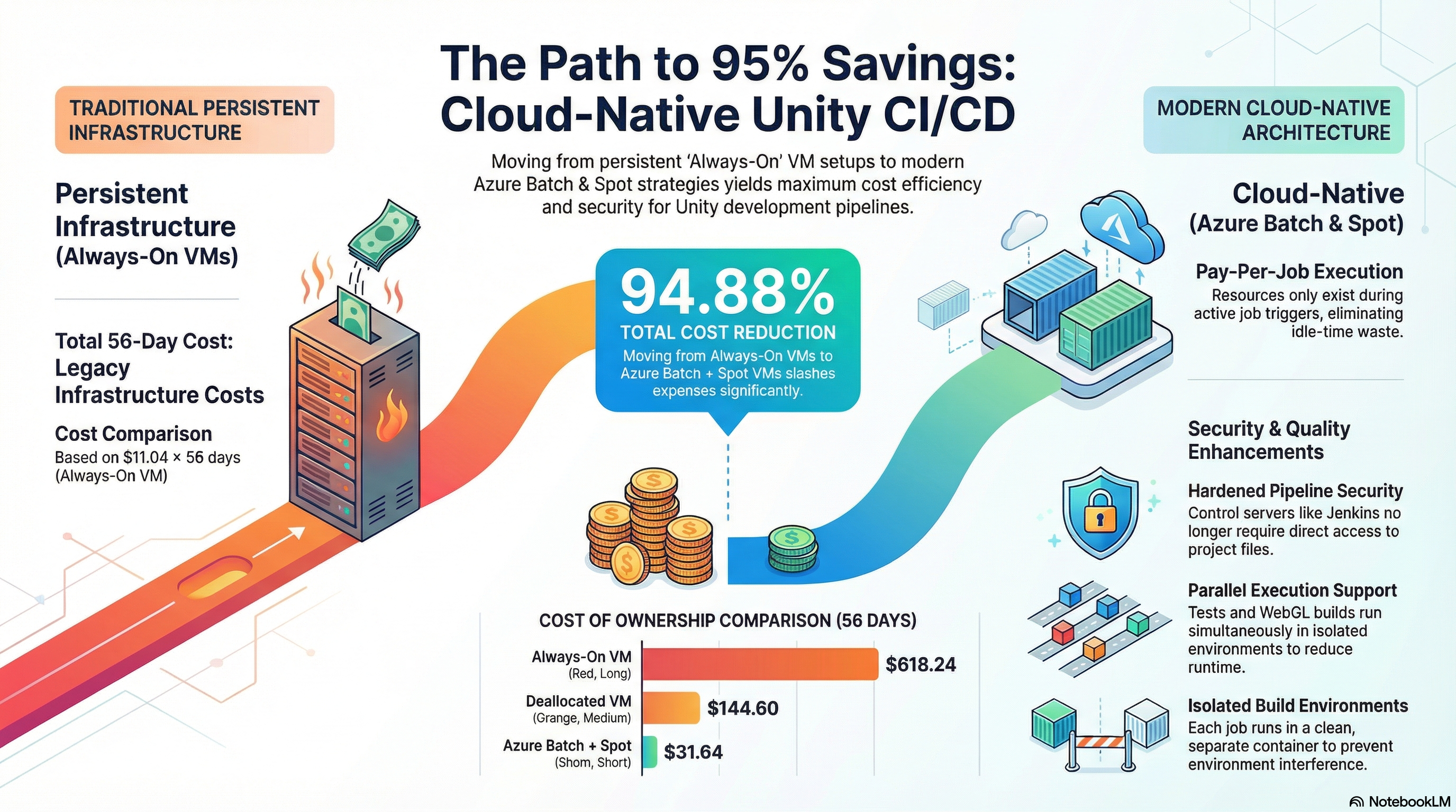 Cloud-Native Unity CI/CD Infographic